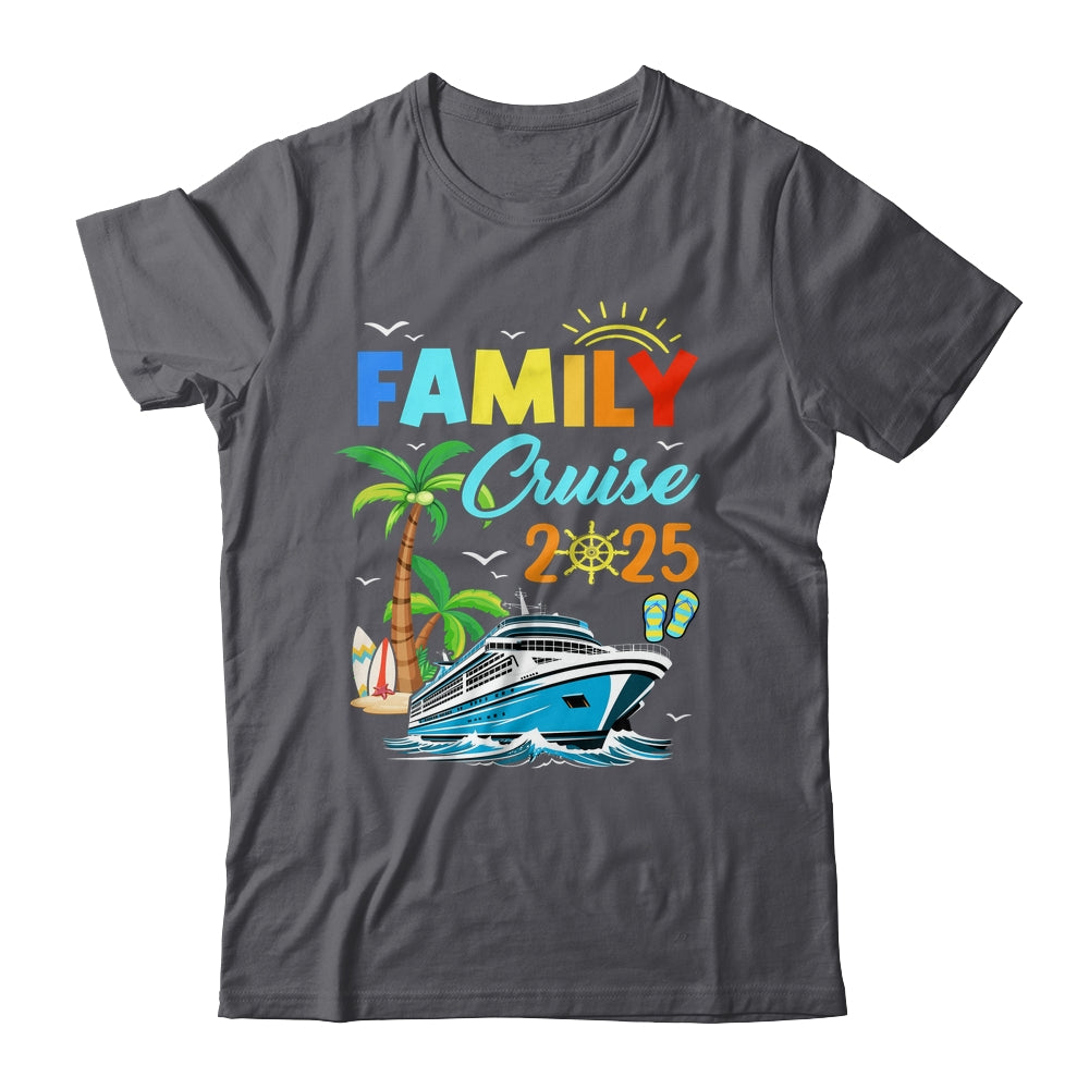 Family Cruise 2025 Funny Summer Vacation Cruise Ship Lover Shirt & Tank Top | siriusteestore