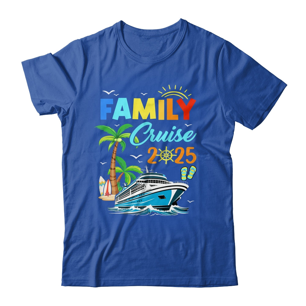 Family Cruise 2025 Funny Summer Vacation Cruise Ship Lover Shirt & Tank Top | siriusteestore