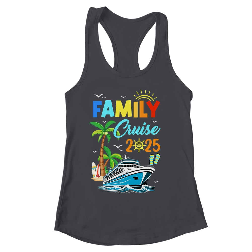 Family Cruise 2025 Funny Summer Vacation Cruise Ship Lover Shirt & Tank Top | siriusteestore