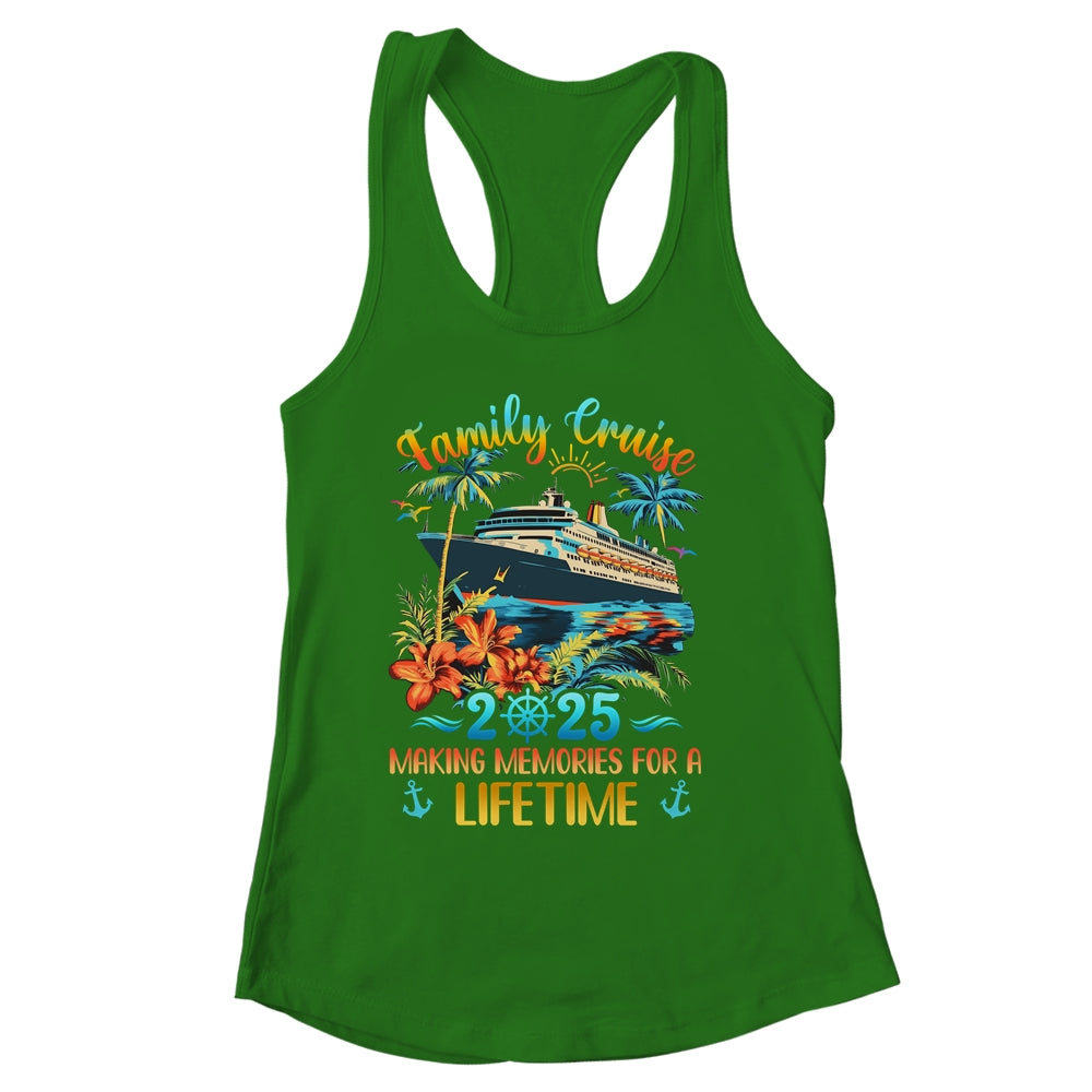 Family Cruise 2025 Making Memories Family Ship Vacation Shirt & Tank Top | siriusteestore