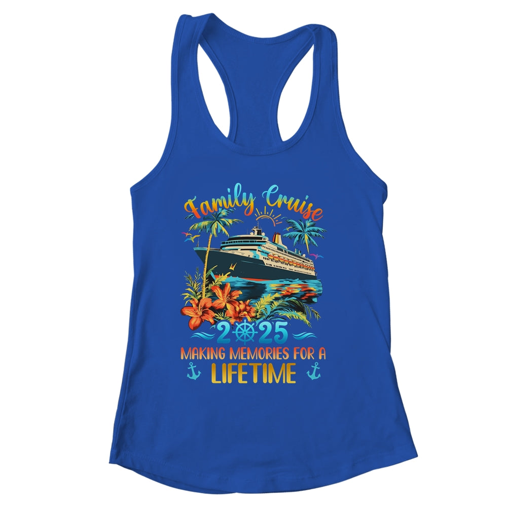 Family Cruise 2025 Making Memories Family Ship Vacation Shirt & Tank Top | siriusteestore