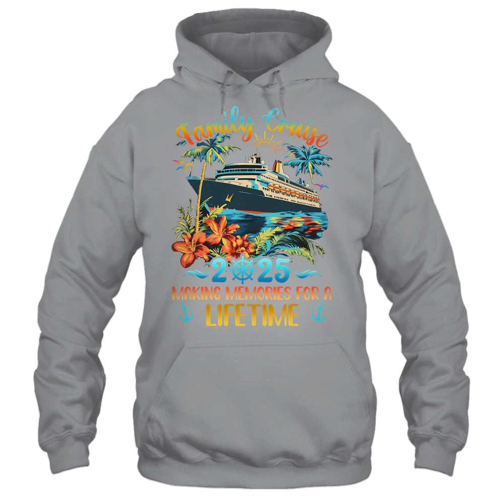 Family Cruise 2025 Making Memories Family Ship Vacation Shirt & Tank Top | siriusteestore