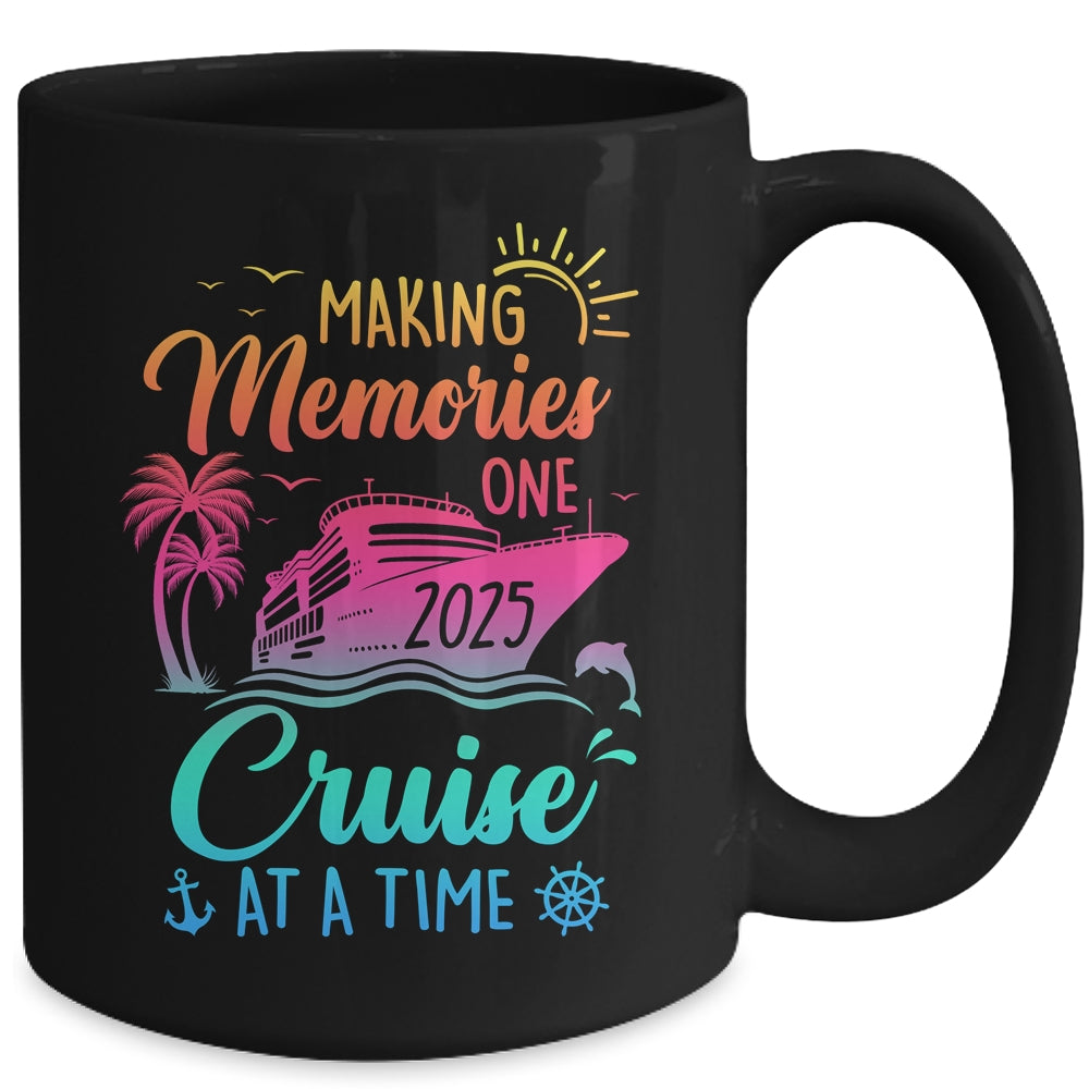 Family Cruise 2025 Making Memories One Cruise At A Time Mug | siriusteestore