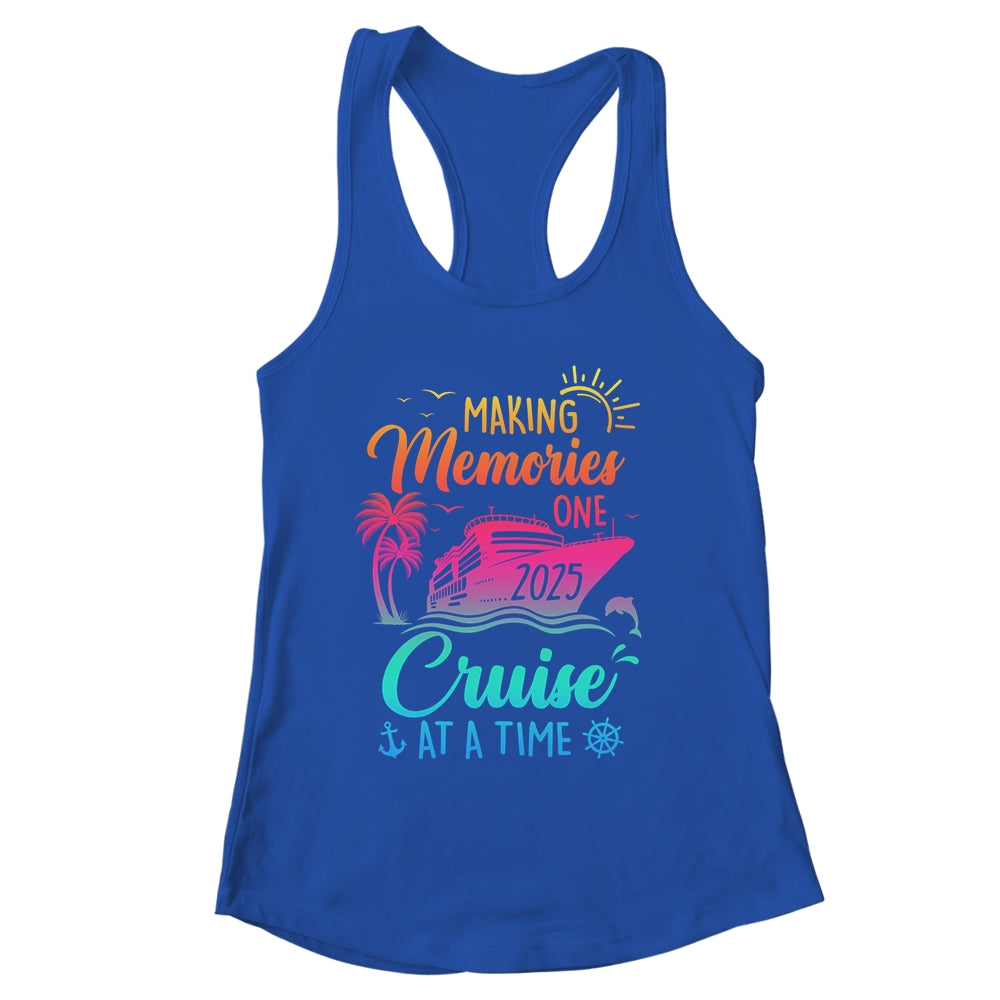 Family Cruise 2025 Making Memories One Cruise At A Time Shirt & Tank Top | siriusteestore