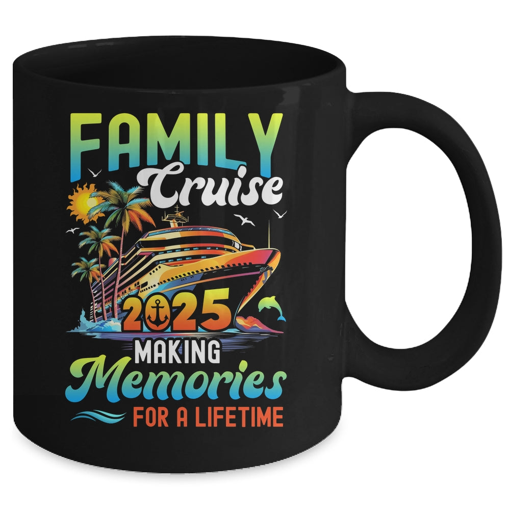 Family Cruise 2025 Making Memories Summer Vacation Matching Mug | siriusteestore