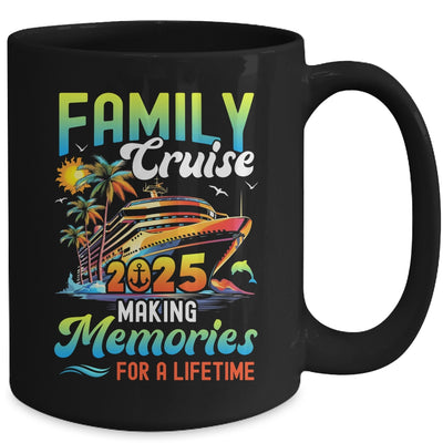 Family Cruise 2025 Making Memories Summer Vacation Matching Mug | siriusteestore