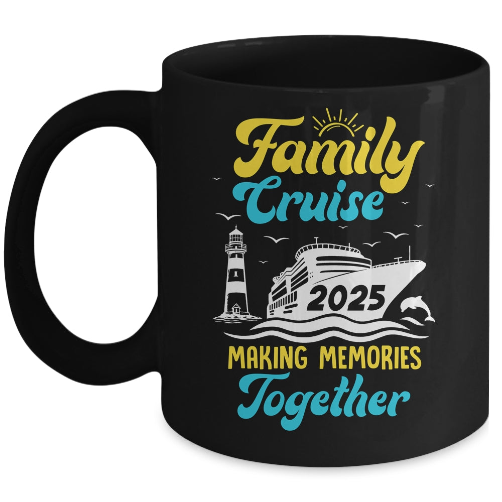 Family Cruise 2025 Making Memories Together Summer Trip Mug | siriusteestore