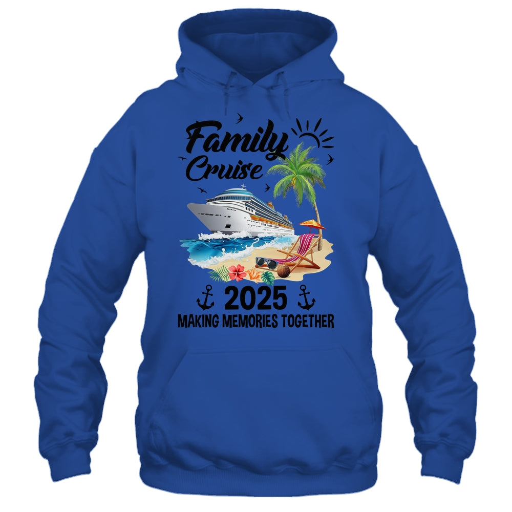 Family Cruise 2025 Making Memories Together Vacation Matching Shirt & Tank Top | siriusteestore