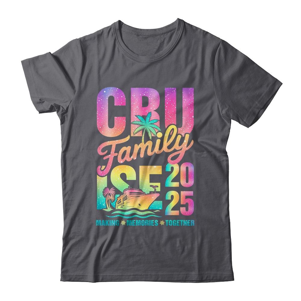Family Cruise 2025 Making Memories Vacation Summer Trip Shirt & Tank Top | siriusteestore