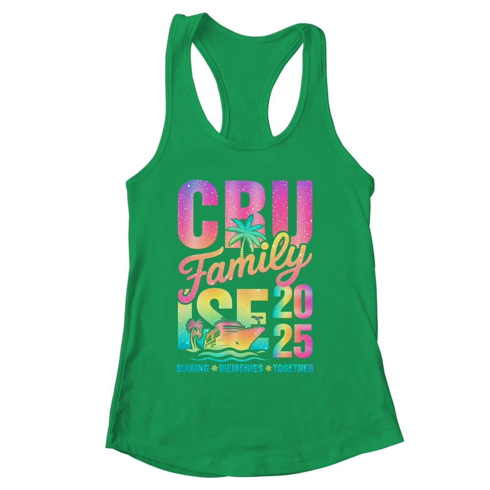Family Cruise 2025 Making Memories Vacation Summer Trip Shirt & Tank Top | siriusteestore