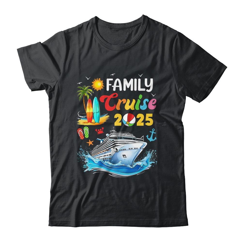 Family Cruise 2025 Summer Vacation Cruise Family Matching Shirt & Tank Top | siriusteestore
