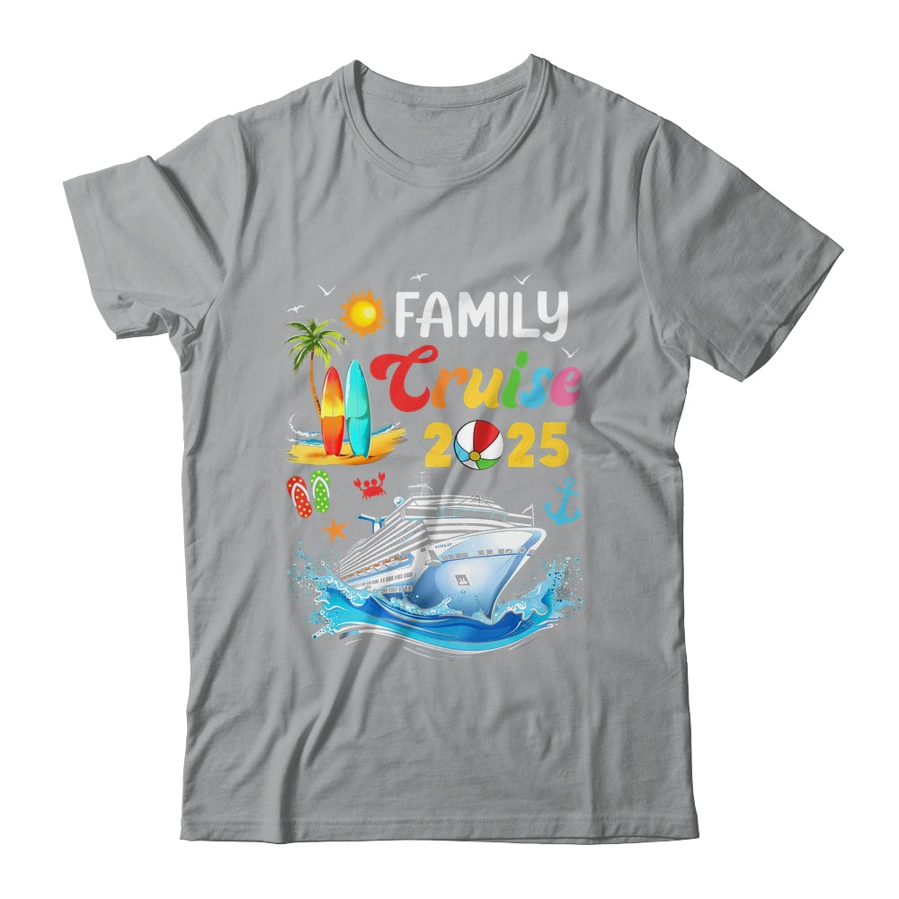 Family Cruise 2025 Summer Vacation Cruise Family Matching Shirt & Tank Top | siriusteestore