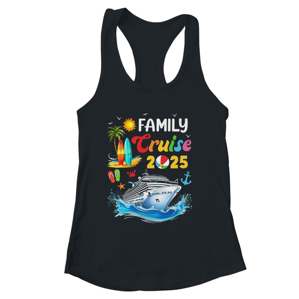 Family Cruise 2025 Summer Vacation Cruise Family Matching Shirt & Tank Top | siriusteestore