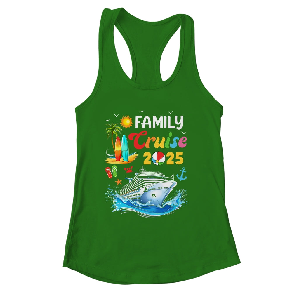 Family Cruise 2025 Summer Vacation Cruise Family Matching Shirt & Tank Top | siriusteestore