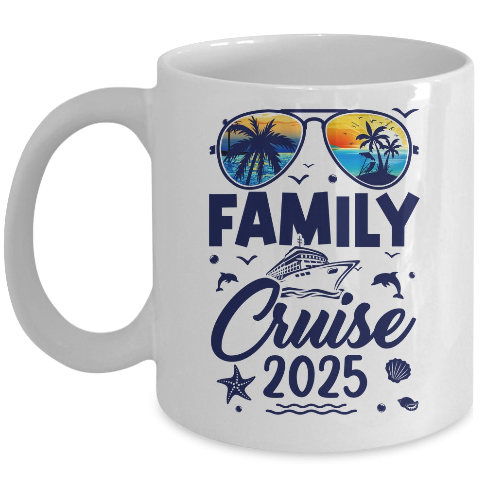 Family Cruise 2025 Summer Vacation Matching Family Cruise Mug | siriusteestore