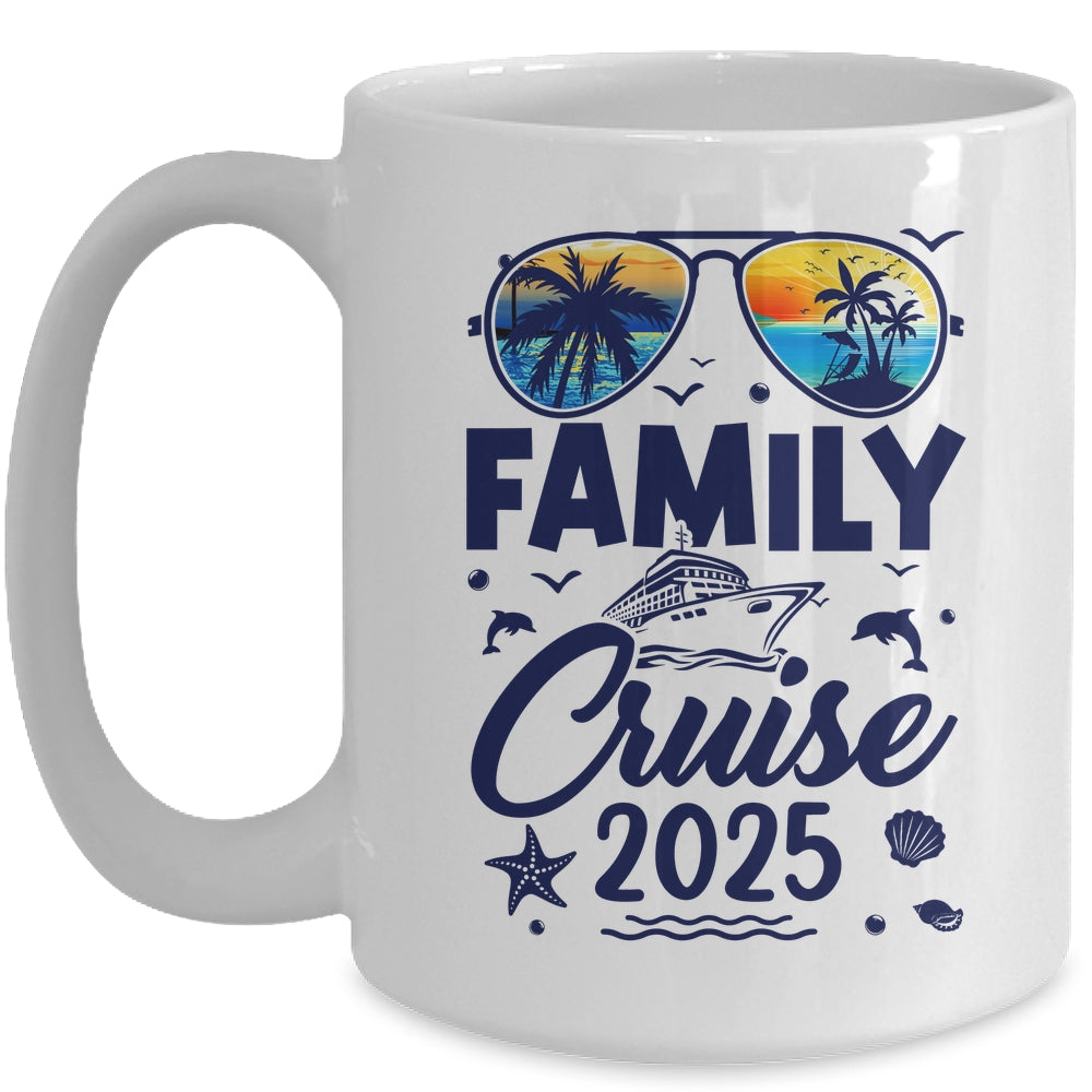Family Cruise 2025 Summer Vacation Matching Family Cruise Mug | siriusteestore