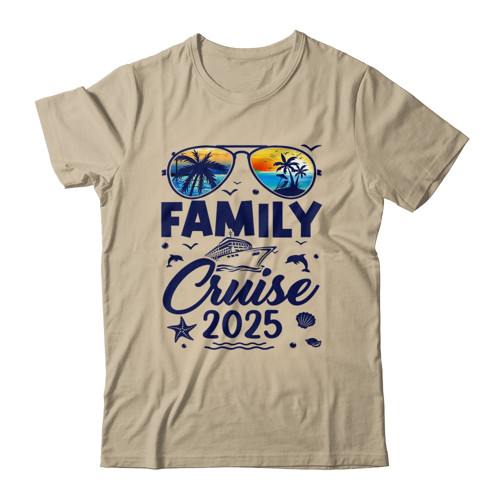 Family Cruise 2025 Summer Vacation Matching Family Cruise Shirt & Tank Top | siriusteestore