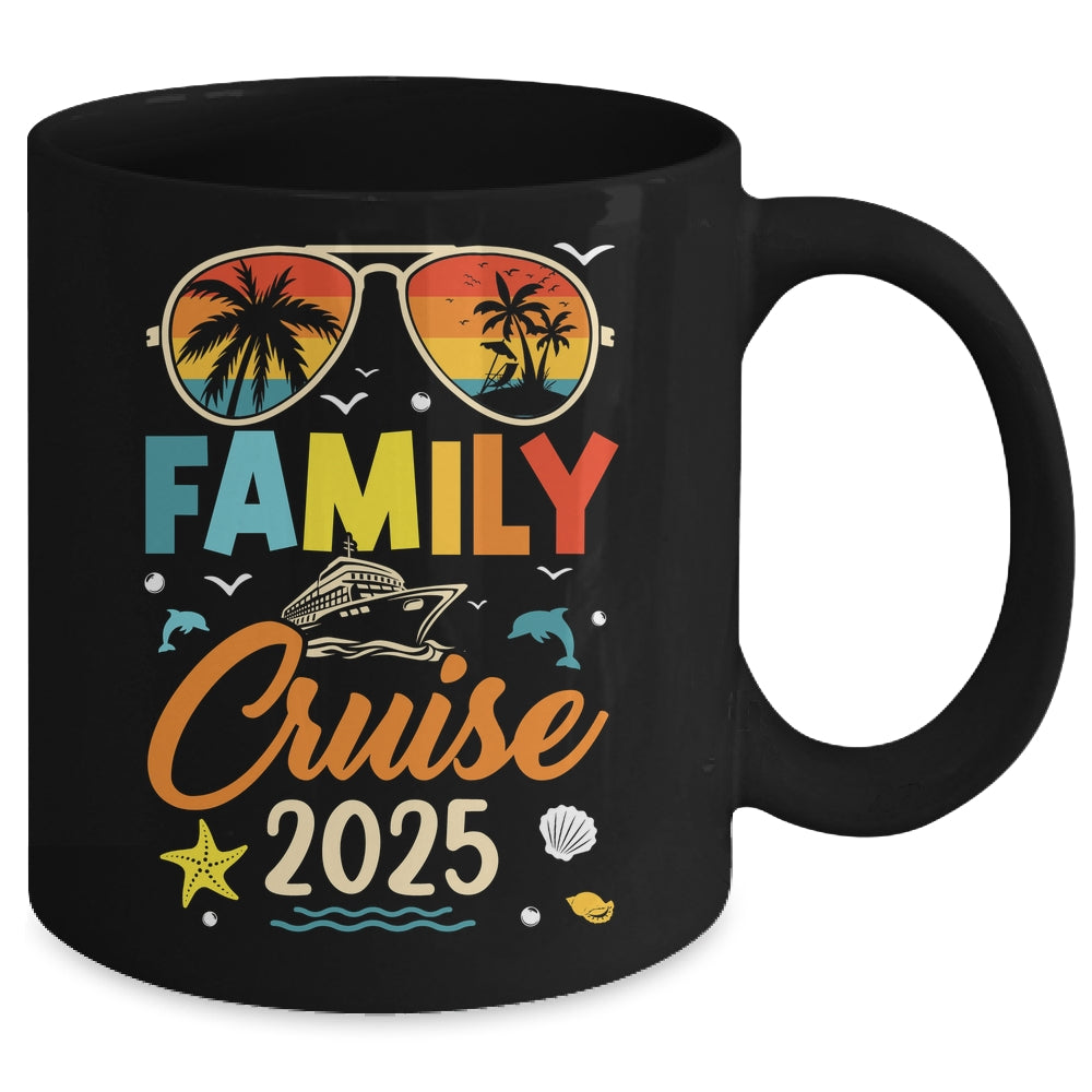 Family Cruise 2025 Summer Vacation Matching Family Cruising Mug | siriusteestore