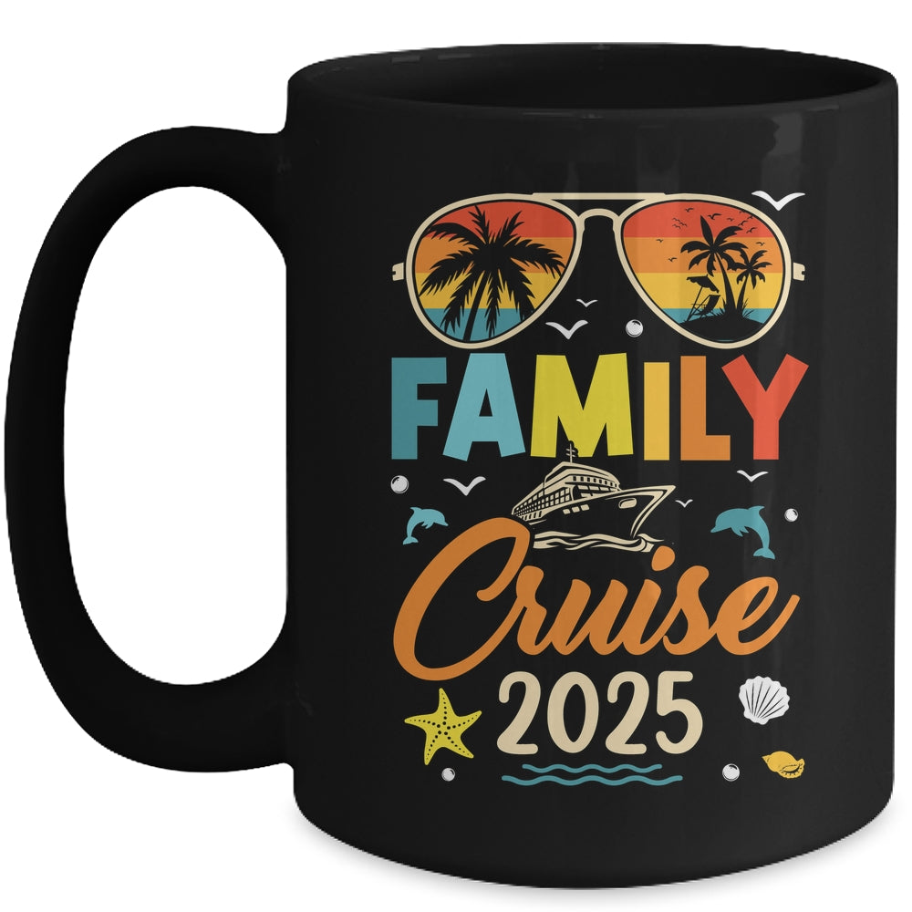 Family Cruise 2025 Summer Vacation Matching Family Cruising Mug | siriusteestore