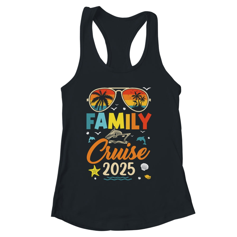 Family Cruise 2025 Summer Vacation Matching Family Cruising Shirt & Tank Top | siriusteestore