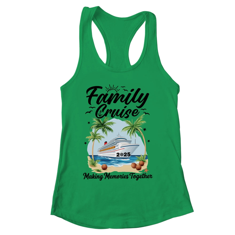 Family Cruise 2025 Vacation Trip Family Matching Cruise Ship Shirt & Tank Top | siriusteestore