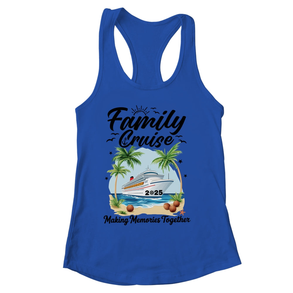 Family Cruise 2025 Vacation Trip Family Matching Cruise Ship Shirt & Tank Top | siriusteestore