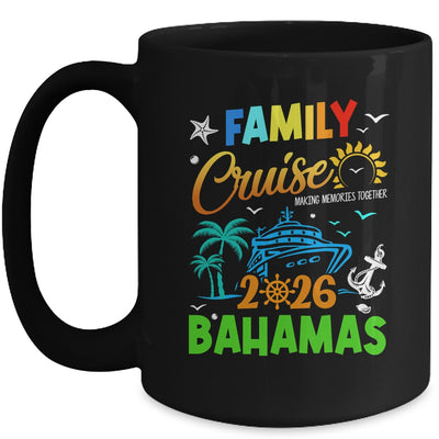 Family Cruise 2026 Bahamas Cruising Together Squad Matching Mug | siriusteestore