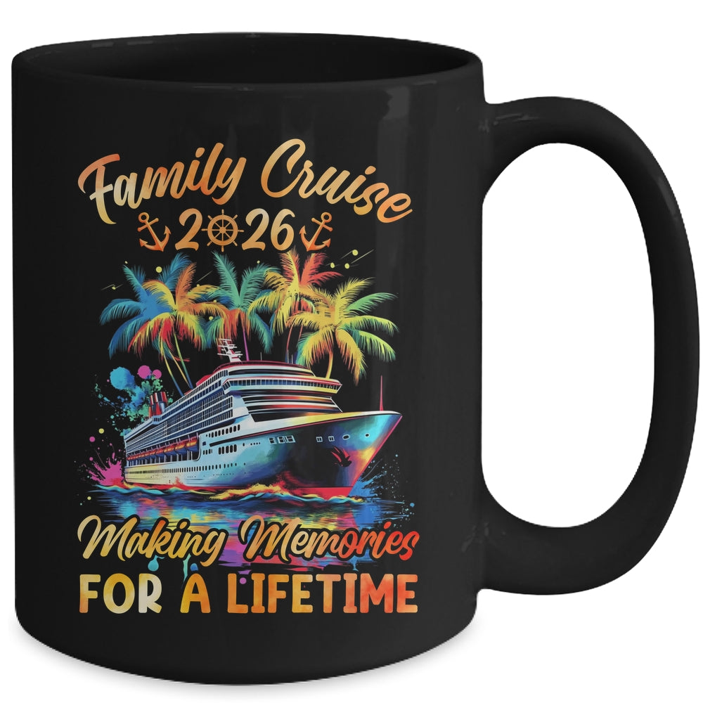 Family Cruise 2026 Family Crusin' Matching Cruise Vacation Mug | siriusteestore