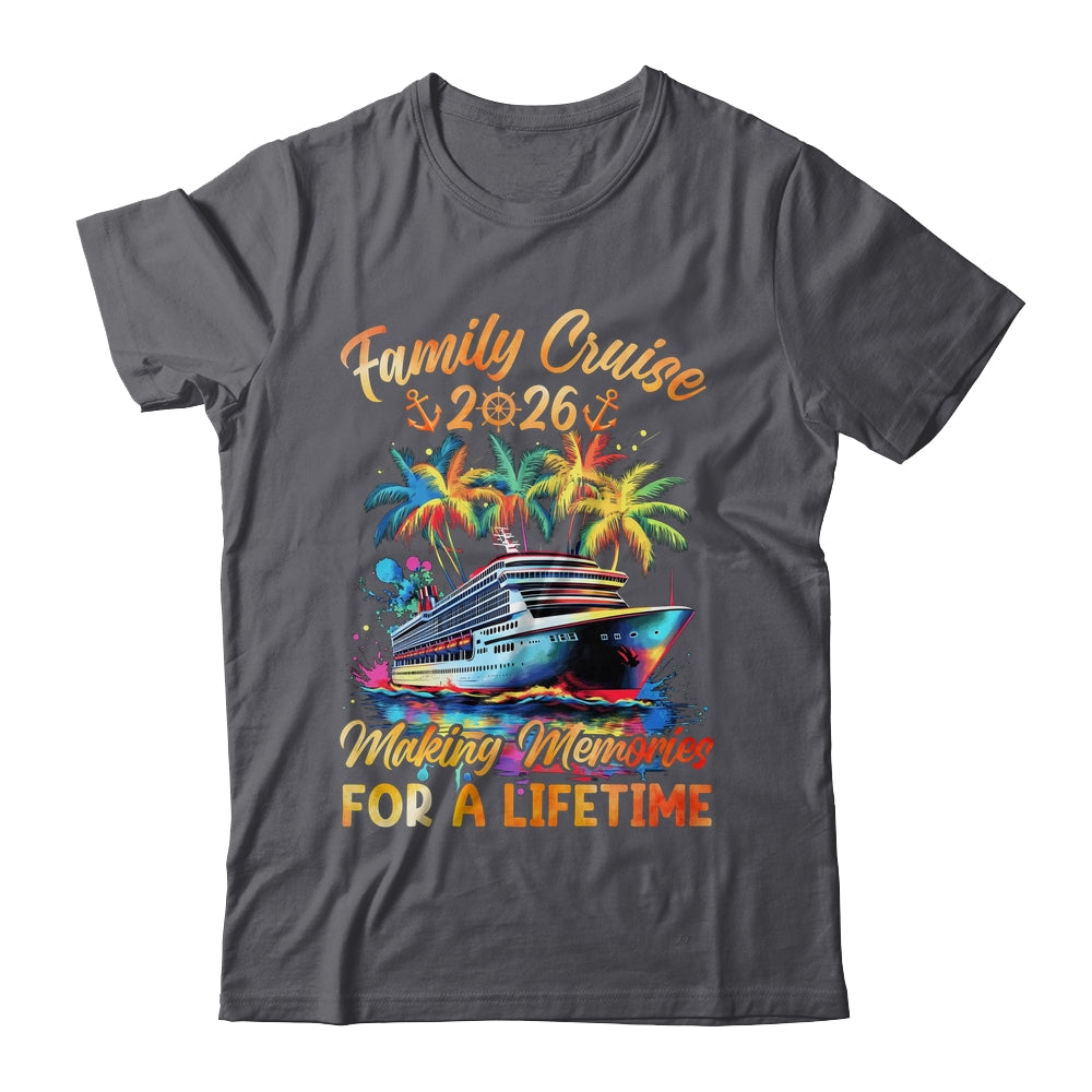 Family Cruise 2026 Family Crusin' Matching Cruise Vacation Shirt & Tank Top | siriusteestore