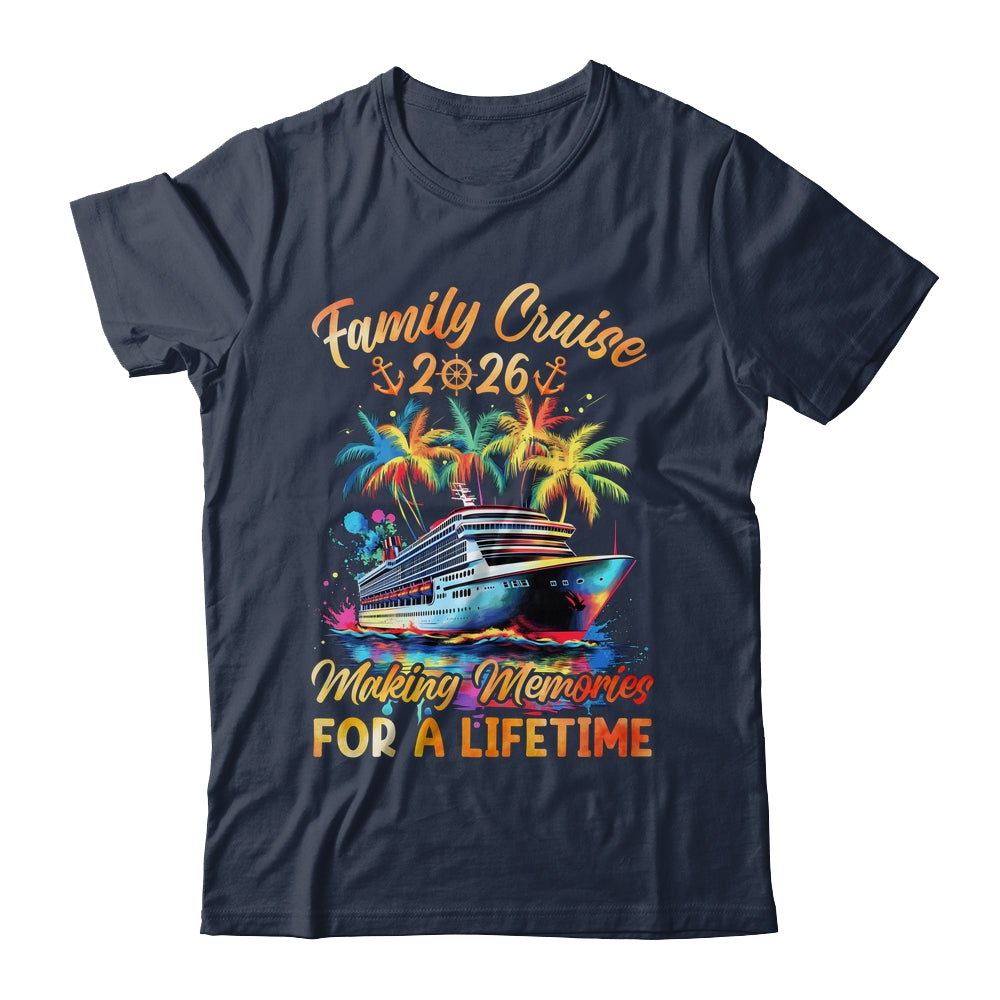 Family Cruise 2026 Family Crusin' Matching Cruise Vacation Shirt & Tank Top | siriusteestore