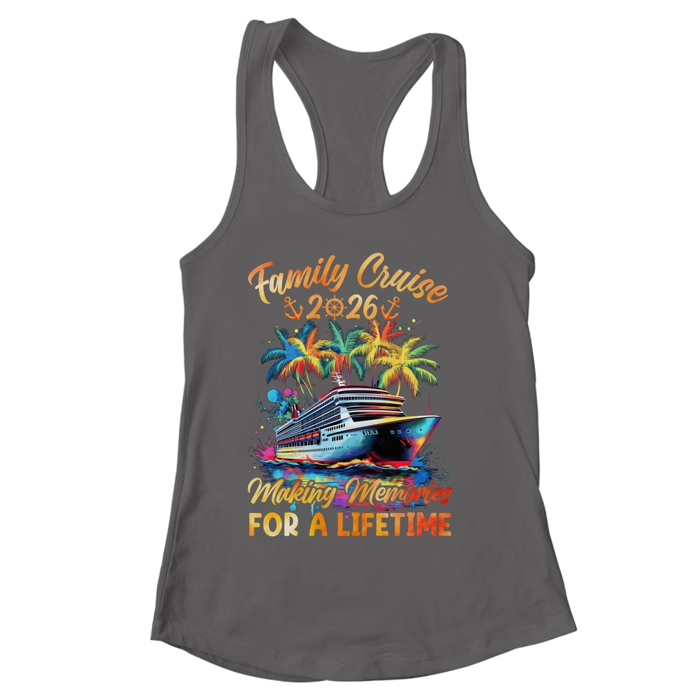 Family Cruise 2026 Family Crusin' Matching Cruise Vacation Shirt & Tank Top | siriusteestore