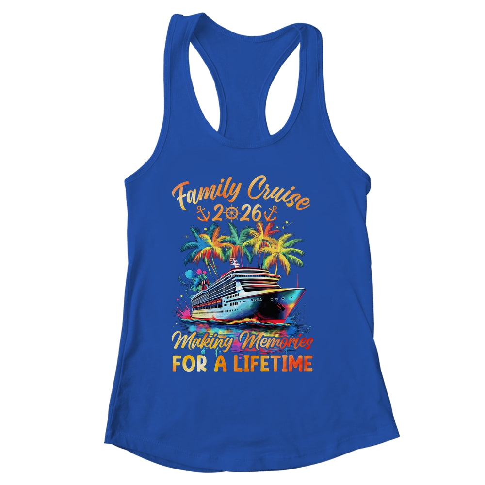 Family Cruise 2026 Family Crusin' Matching Cruise Vacation Shirt & Tank Top | siriusteestore