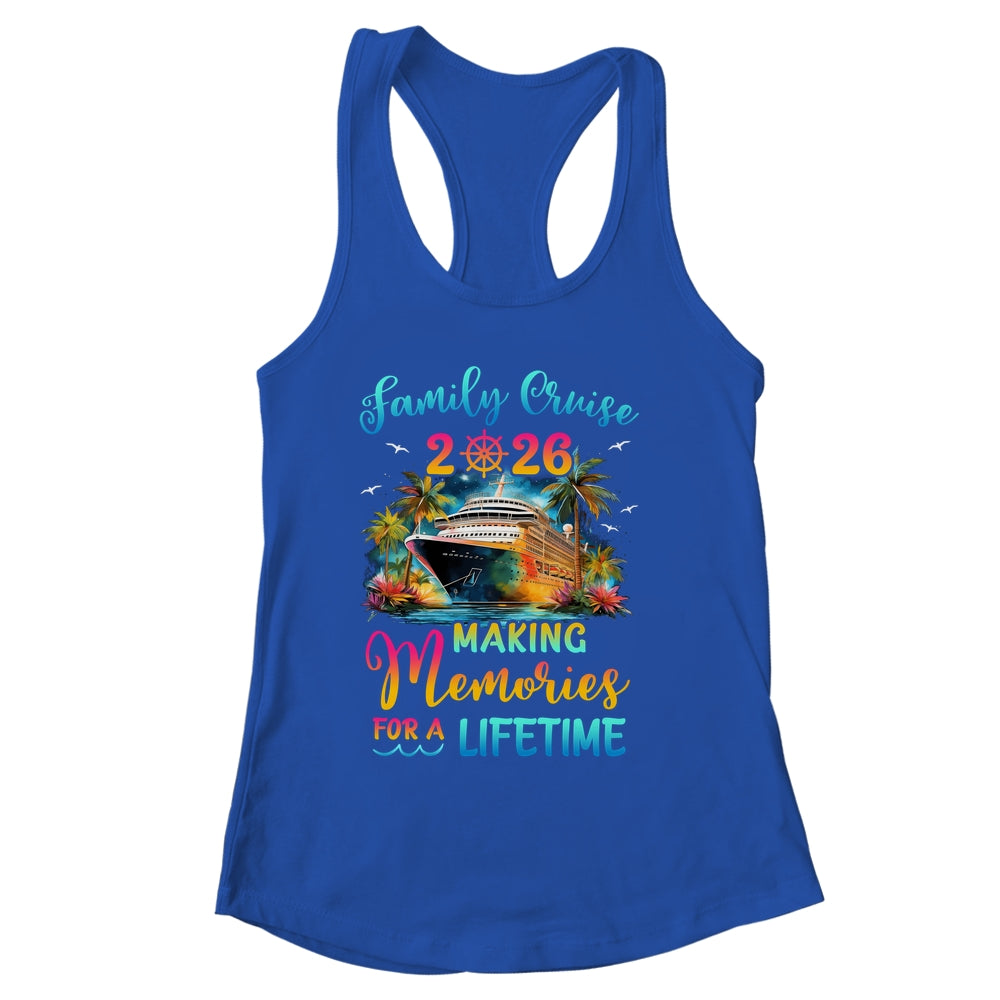 Family Cruise 2026 Family Matching Cruise Vacation Together Shirt & Tank Top | siriusteestore