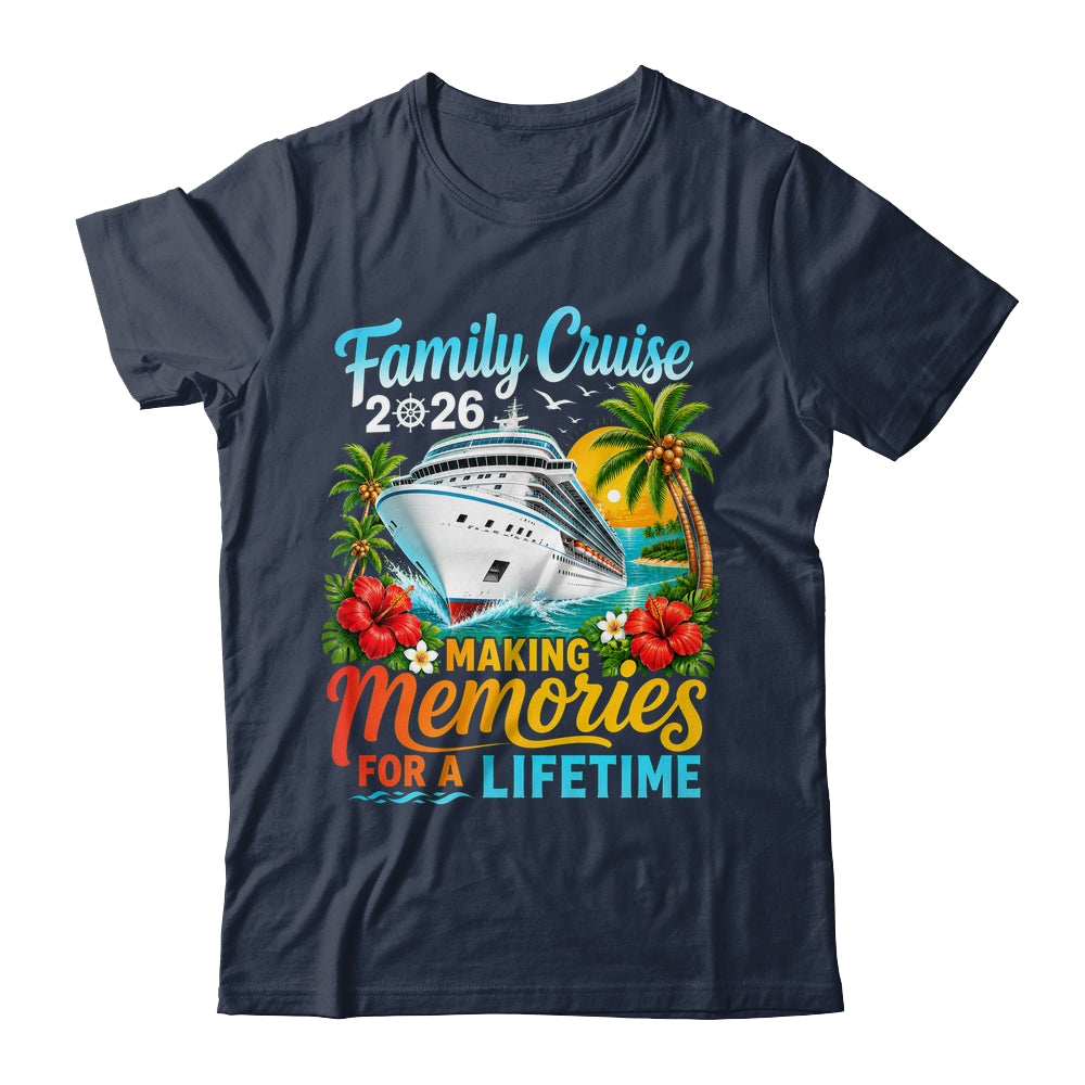 Family Cruise 2026 Family Matching Vacation Summer Trip Shirt & Tank Top | siriusteestore