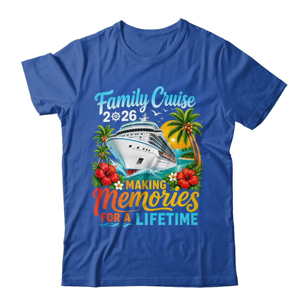 Family Cruise 2026 Family Matching Vacation Summer Trip Shirt & Tank Top | siriusteestore