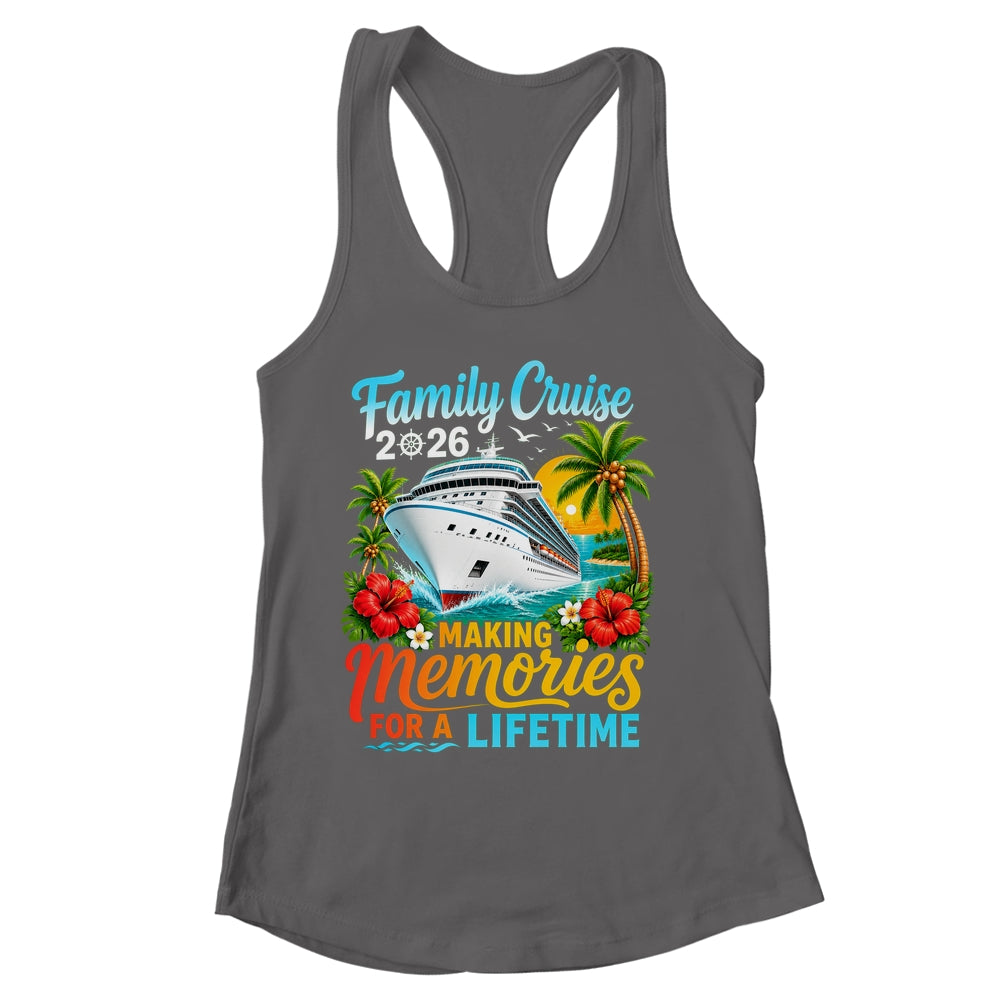 Family Cruise 2026 Family Matching Vacation Summer Trip Shirt & Tank Top | siriusteestore