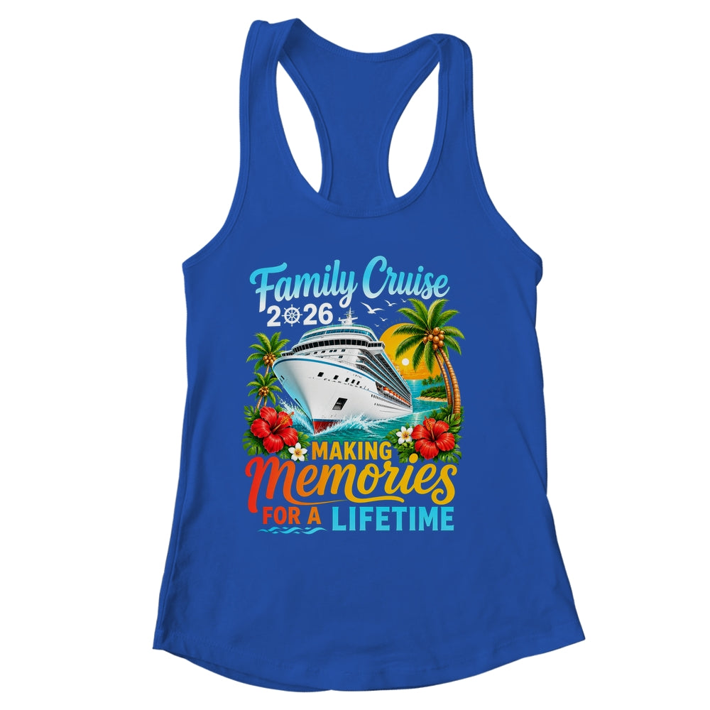 Family Cruise 2026 Family Matching Vacation Summer Trip Shirt & Tank Top | siriusteestore
