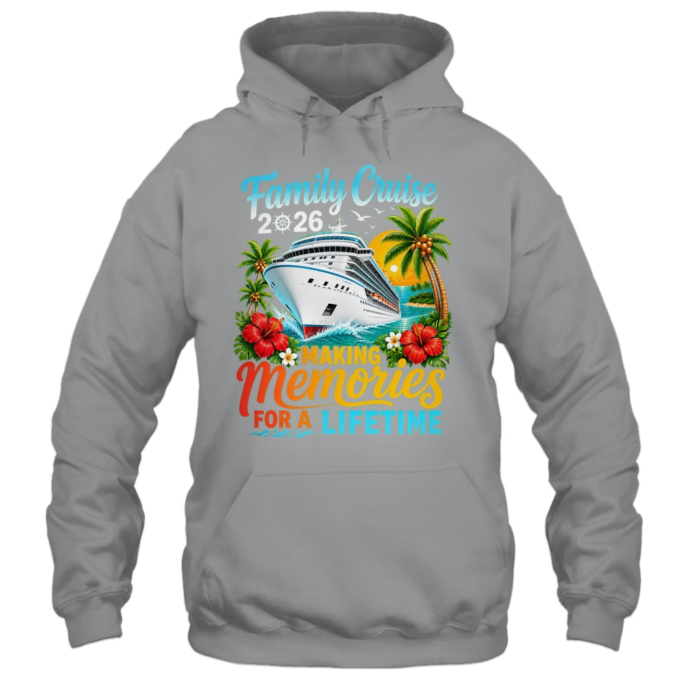 Family Cruise 2026 Family Matching Vacation Summer Trip Shirt & Tank Top | siriusteestore