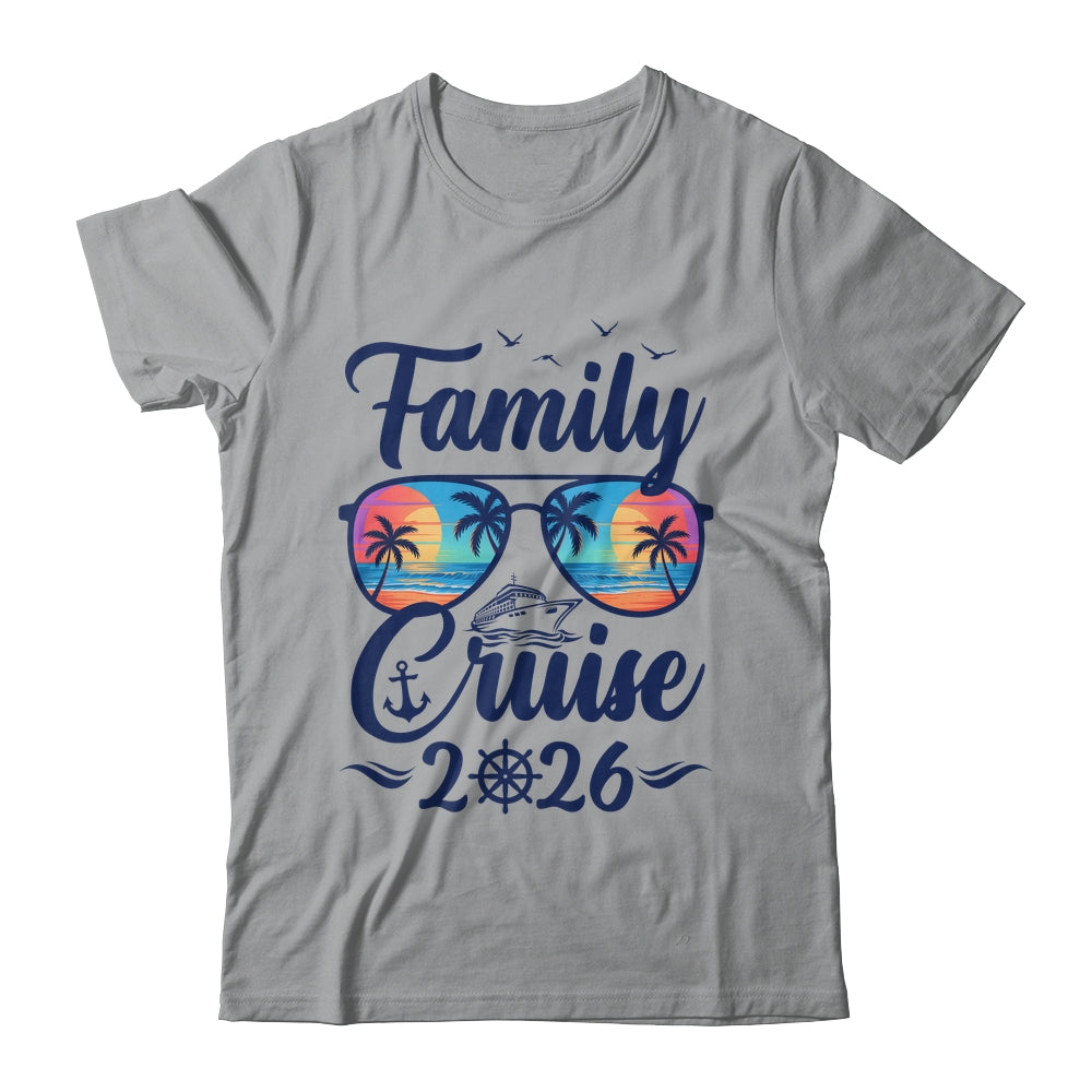 Family Cruise 2026 Family Vacation Matching Group Trip Shirt & Tank Top | siriusteestore