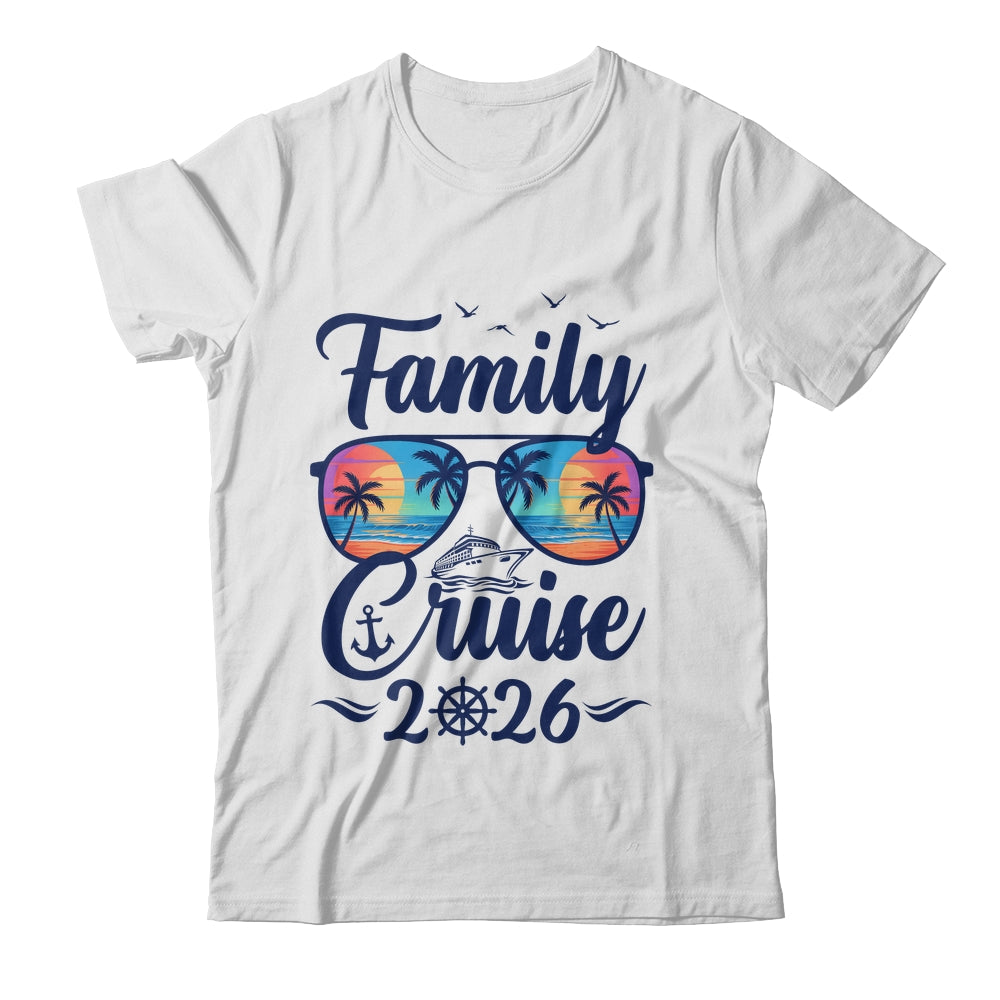 Family Cruise 2026 Family Vacation Matching Group Trip Shirt & Tank Top | siriusteestore