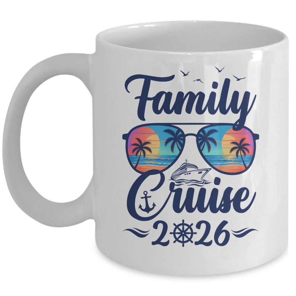 Family Cruise 2026 Family Vacation Matching Group Trip Mug | siriusteestore