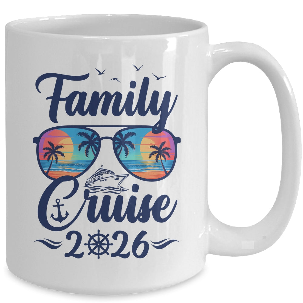 Family Cruise 2026 Family Vacation Matching Group Trip Mug | siriusteestore
