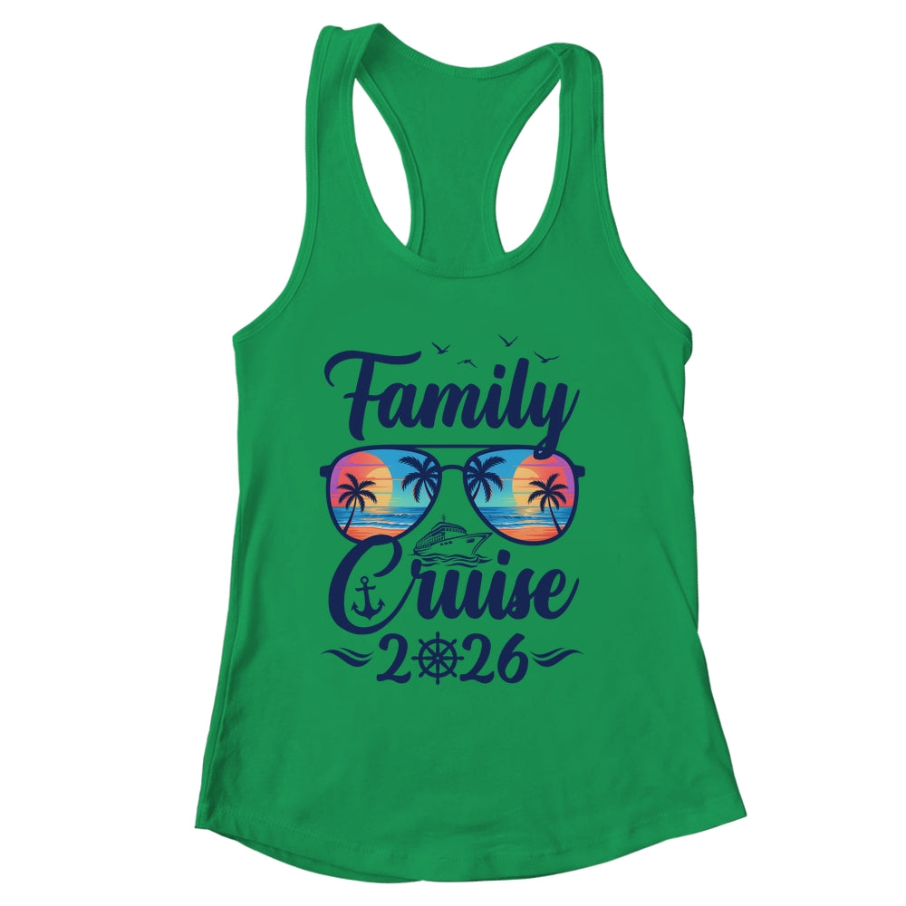 Family Cruise 2026 Family Vacation Matching Group Trip Shirt & Tank Top | siriusteestore