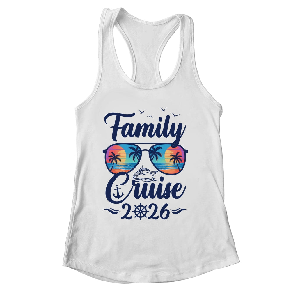 Family Cruise 2026 Family Vacation Matching Group Trip Shirt & Tank Top | siriusteestore