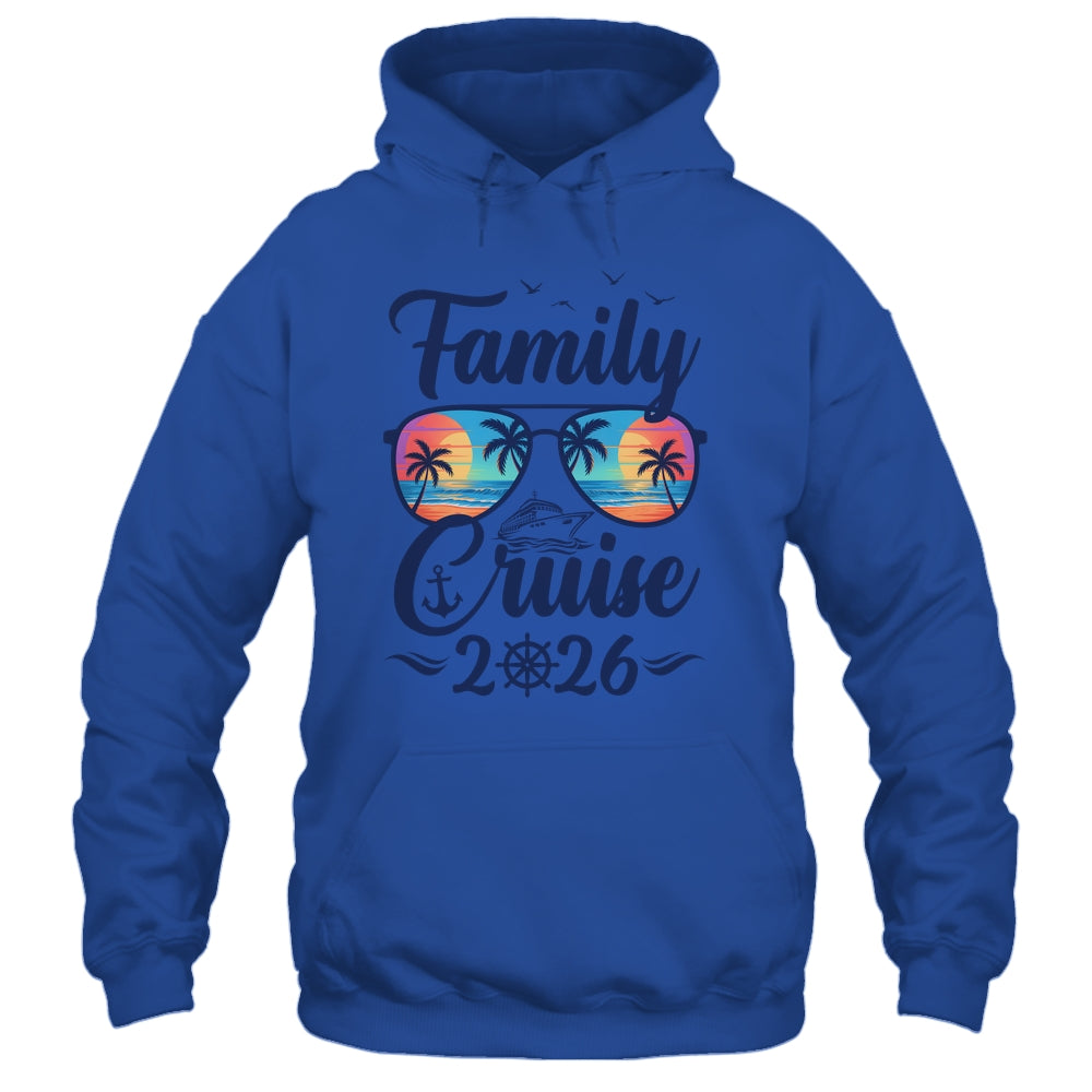 Family Cruise 2026 Family Vacation Matching Group Trip Shirt & Tank Top | siriusteestore