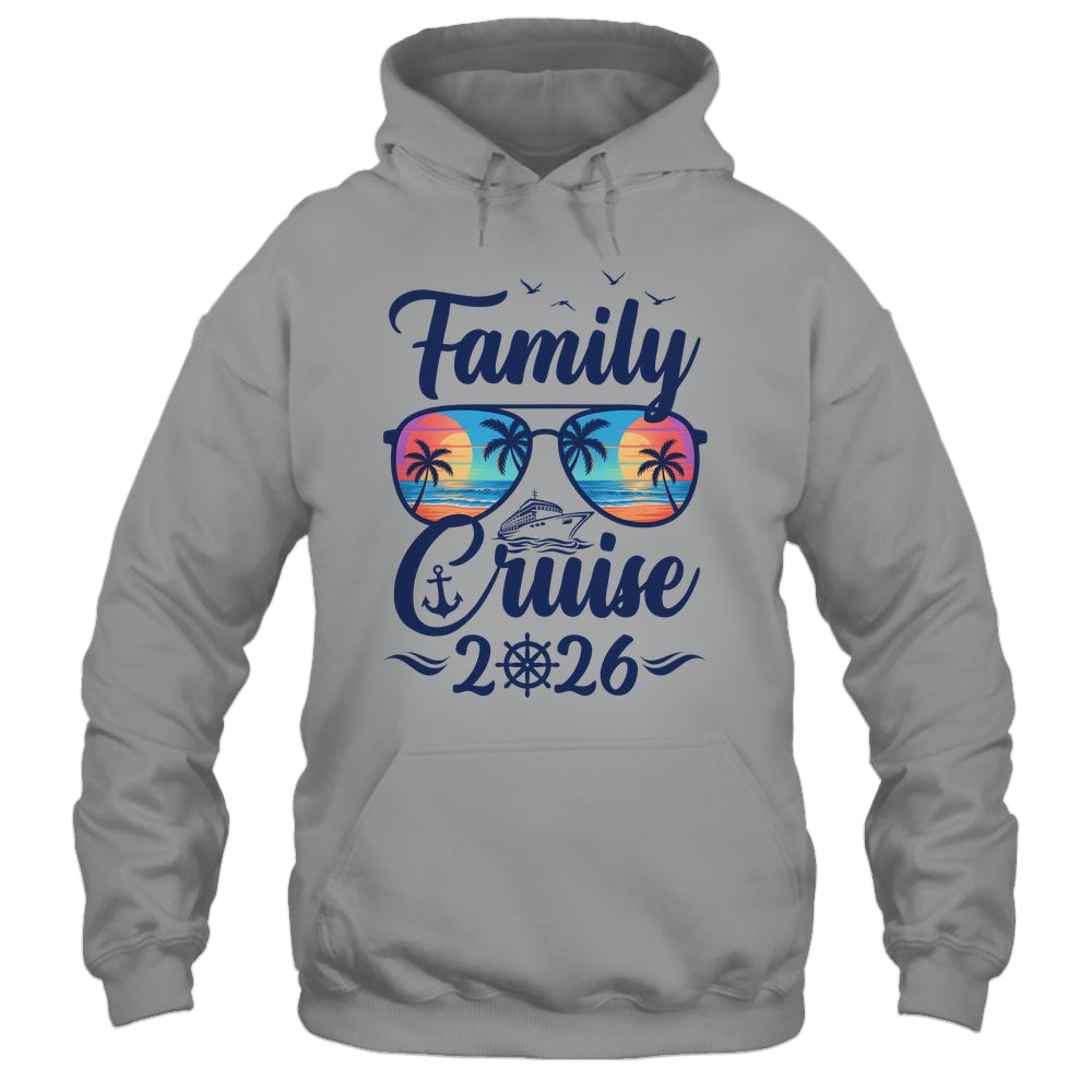 Family Cruise 2026 Family Vacation Matching Group Trip Shirt & Tank Top | siriusteestore