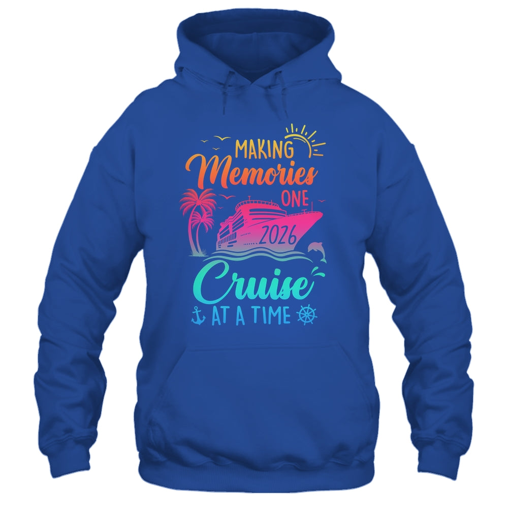 Family Cruise 2026 Making Memories One Cruise At A Time Shirt & Tank Top | siriusteestore