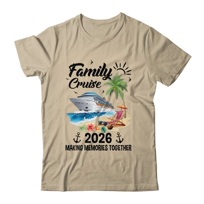 Family Cruise 2026 Making Memories Party Vacation Matching Shirt & Tank Top | siriusteestore