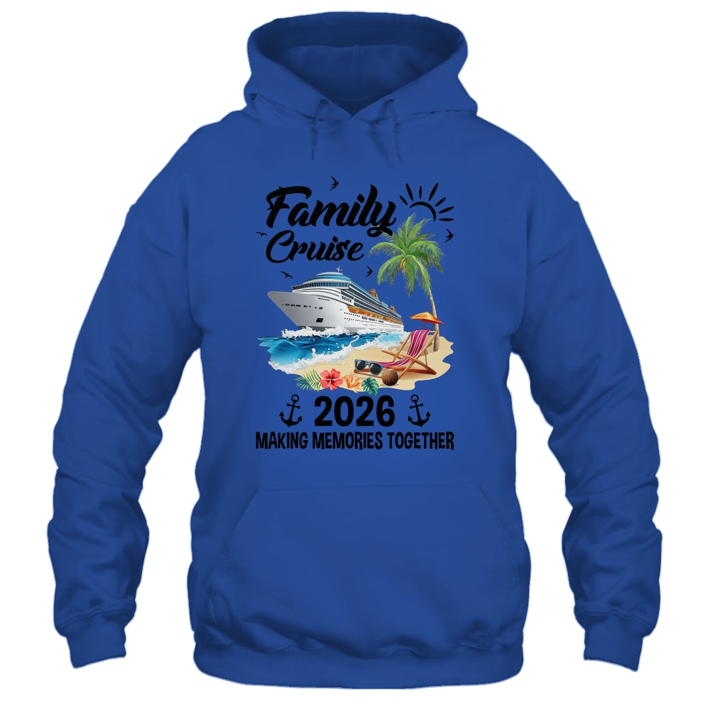 Family Cruise 2026 Making Memories Party Vacation Matching Shirt & Tank Top | siriusteestore