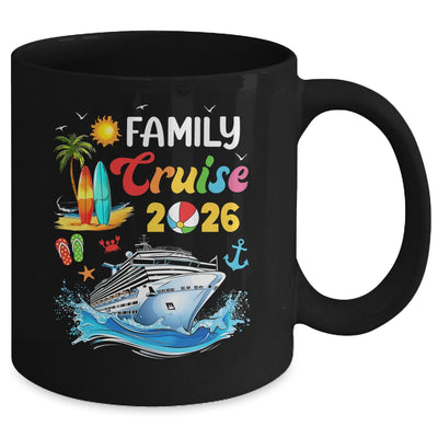 Family Cruise 2026 Summer Vacation Cruise Family Matching Mug | siriusteestore